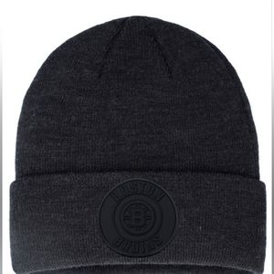 Boston Bruins Team Haze Black Fanatics Cuff Beanie